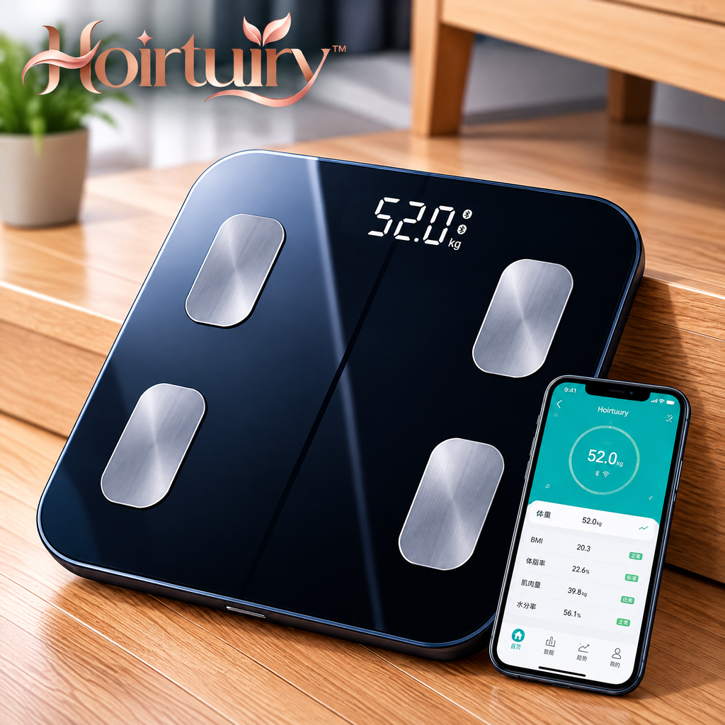Hoirtuiry™ Smart Body Composition Scale with App Connectivity