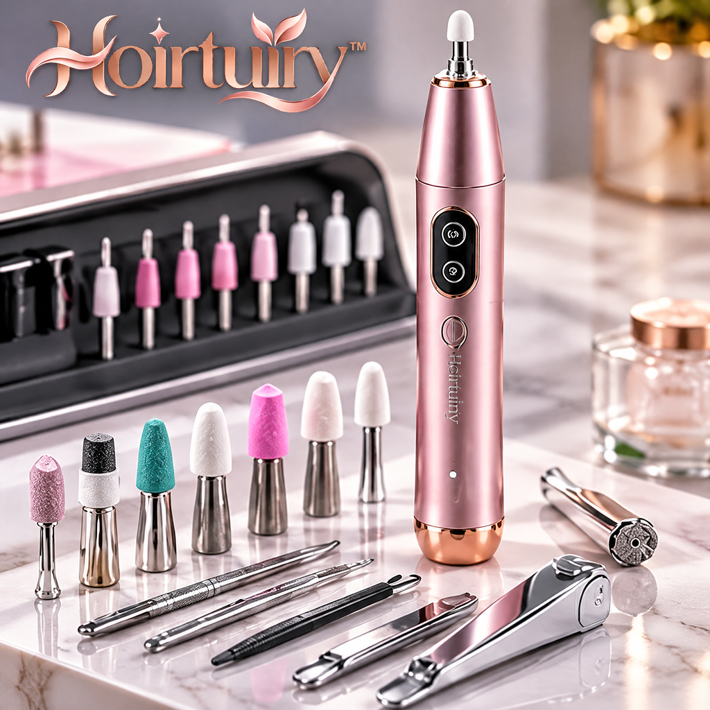 Hoirtuiry™ Electric Nail Care Kit with Portable Nail Drill & Grooming Tools